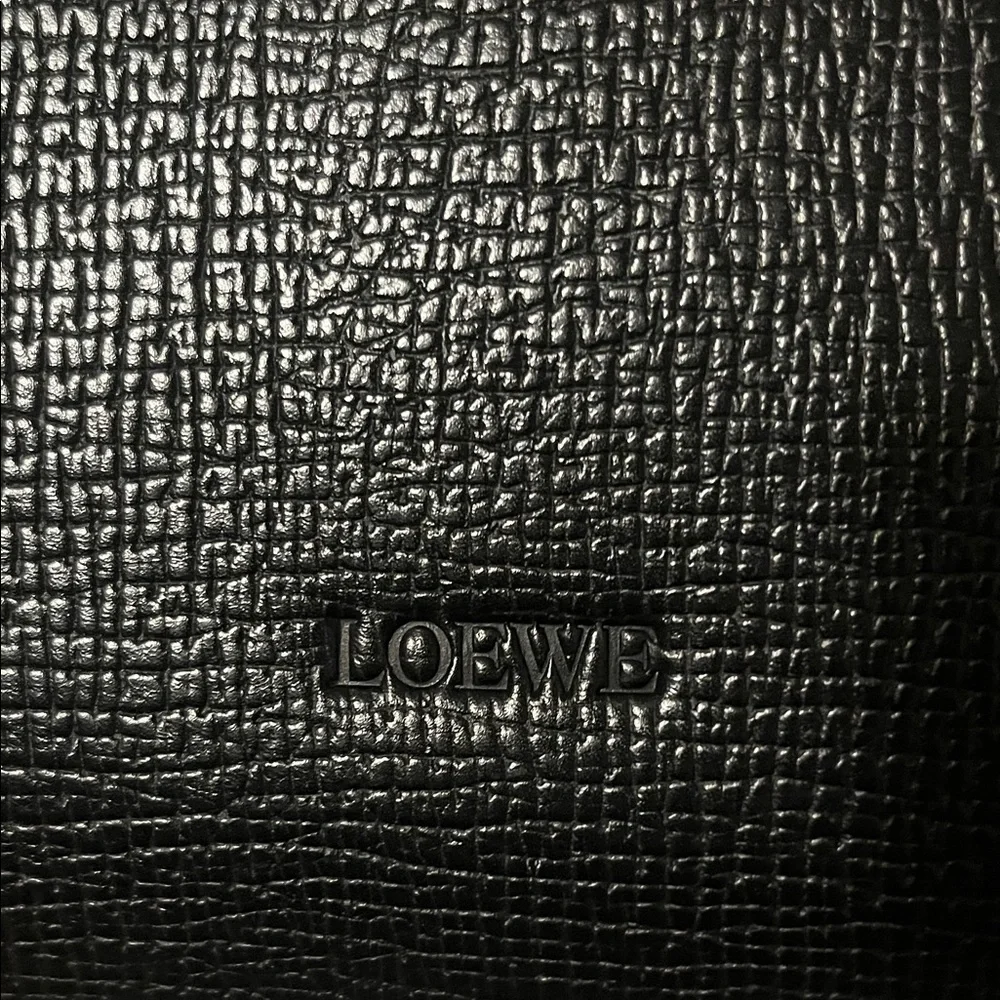 Loewe Black Vintage Leather Tote with Gold Hardware - Picture 2 of 11